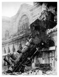 Train Wreck At Montparnasse, Paris, 1895-Paper Art-32,,X42,,