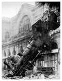 Train Wreck At Montparnasse, Paris, 1895-Paper Art-38,,X50,,