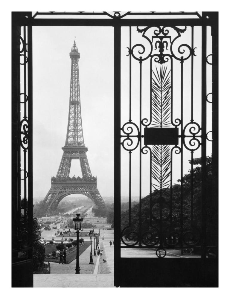 Eiffel Tower From The Trocadero Palace, Paris-Paper Art-20,,X26,,