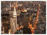 Aerial View Of Manhattan With Flatiron Building, Nyc-Paper Art-50,,X38,,