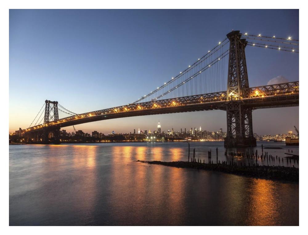 Queensboro Bridge And Manhattan From Brooklyn, Nyc-Paper Art-18,,X14,,