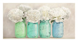 Peonies In Mason Jars (Detail)-Paper Art-26,,X14,,