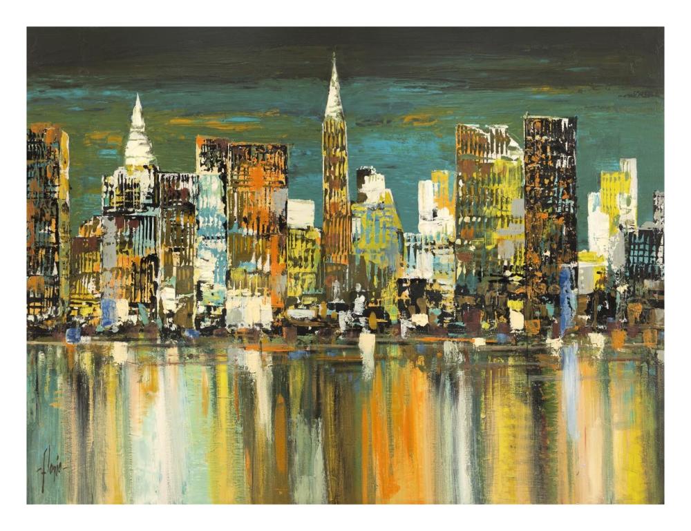 Le Mille Luci Di New York-Paper Art-26,,X20,,