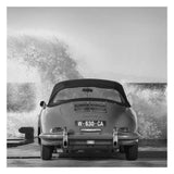 Ocean Waves Breaking On Vintage Beauties (Bw Detail 1)-Paper Art-26,,X26,,