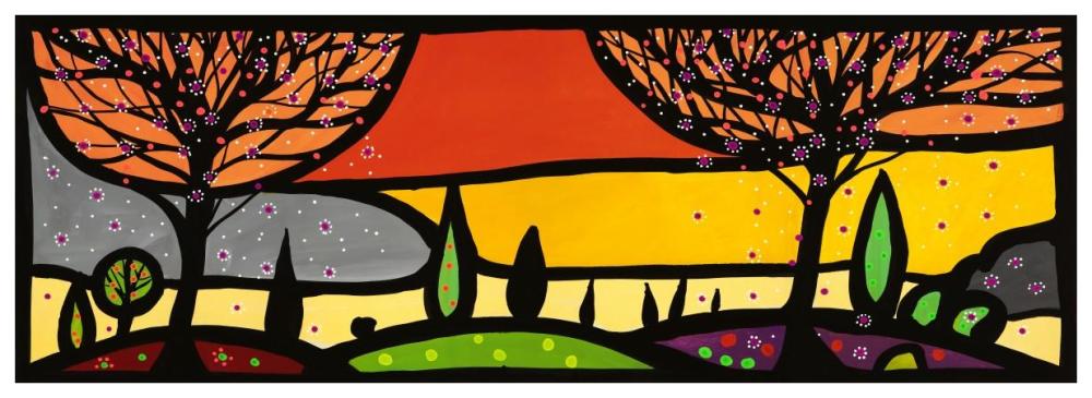 L'Autunno Sulle Colline-Paper Art-74,,X26,,