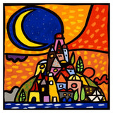Luna Sulla Collina-Paper Art-38,,X38,,