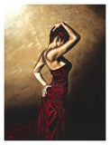 Flamenco Woman-Paper Art-26,,X34,,
