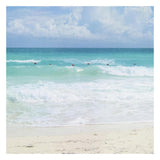 Six Red Buoys -Paper Art-26X26