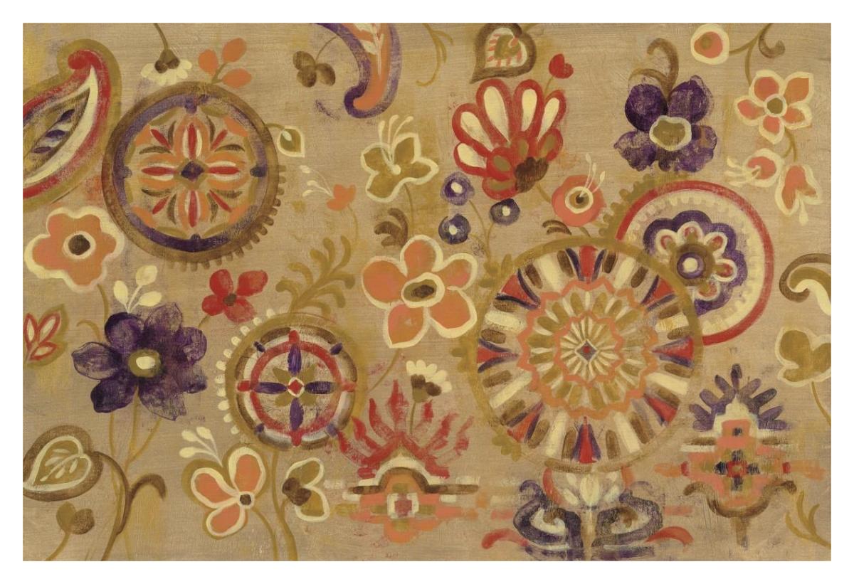 Oriental Screen -Paper Art-38X26