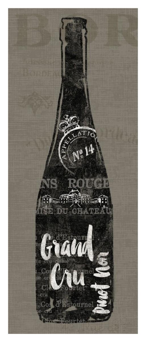 Linen Wine I -Paper Art-18X42