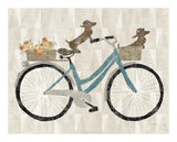 Doxie Ride Ver I -Paper Art-22X18