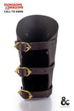 Dungeons & Dragons Fighter Leather Bracers Brown