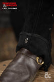 Dungeons & Dragons Leather Gaiters Type 1 Black