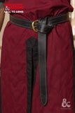 Dungeons & Dragons Leather Belt Black