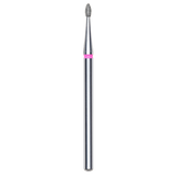 DIAMOND NAIL DRILL BIT, "BUD", RED, HEAD DIAMETER 1.6/3.4MM (FA50R016/3.4) - STALEKS™