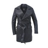 Emma Women's Lambskin Leather Trench Coat