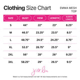 Emma Mesh Tee- Safari Chic