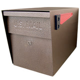 Mail Boss 7108 Curbside Security Locking Mailbox Bronze
