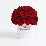 Essence White Superdome Box | Red Roses