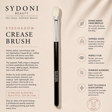 SYDONI EYESHADOW CREASE BRUSH - Goat Hair Bristles