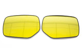 OLM Wide Angle Convex Mirrors with Defrosters / Turn Signals / Blind Spot Detection (Golden) - 2015-2021 WRX/STI