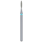 DIAMOND NAIL DRILL BIT, "FLAME", BLUE, HEAD DIAMETER 1.6/8MM (FA10B016/8) - STALEKS™