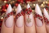 Queen - Red Rhinestone - Gems - Duo Set - #22