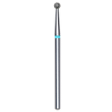 DIAMOND NAIL DRILL BIT, "BALL", BLUE, HEAD DIAMETER 2.5MM (FA01B025) - STALEKS™