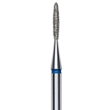 DIAMOND NAIL DRILL BIT, "FLAME", BLUE, HEAD DIAMETER 1.4/8MM (FA10B014/8) - STALEKS™