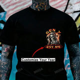 Generation X "Half The Shit..." T-Shirt – Custom Year Skull Retro Funny Gen X Unisex Graphic Tee