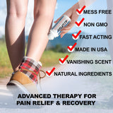 AcuPlus Pain Relief Combo – 3 oz. Roll-On + 4 oz. Cream