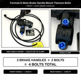 Formula E-Moto Brake Handle-Mount Titanium Bolts