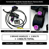 Formula E-Moto Brake Handle-Mount Titanium Bolts