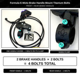 Formula E-Moto Brake Handle-Mount Titanium Bolts