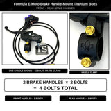Formula E-Moto Brake Handle-Mount Titanium Bolts