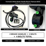 Formula E-Moto Brake Handle-Mount Titanium Bolts