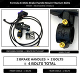 Formula E-Moto Brake Handle-Mount Titanium Bolts