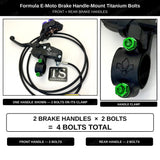 Formula E-Moto Brake Handle-Mount Titanium Bolts
