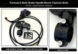 Formula E-Moto Brake Handle-Mount Titanium Bolts