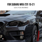 Smoked Headlight Covers for 2015-2021 Subaru WRX/STI By Tint My Light