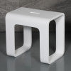 Alfi Brand Abst99 Bench, White Matte
