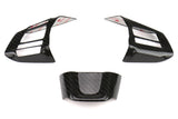 OLM Dry Carbon Fiber Steering Wheel Covers (MT) - 2016-2018 WRX / STI