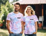 Gender Reveal Sweatshirts and Tees in Pink and Blue Tie Dye