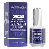AmericaNails - No-Cleanse Gel Polish Top Coat | Glossy .5oz