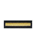 Army Gold on Blue Female Overseas Bar
