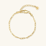 Gold Filled Paperclip Bracelet