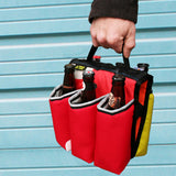 Green Guru - Sixer 6-Pack Bottle Holder - Multi-color