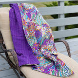 Handmade Kantha Quilt Blanket