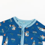 Hanukkah Pets (Convertible Zip Footies) - Blue