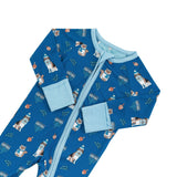 Hanukkah Pets (Convertible Zip Footies) - Blue